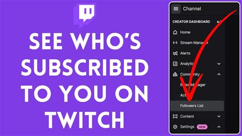 how to see who is subscribed to you on twitch|r/Twitch on Reddit: How to see my subs in order of length of time。